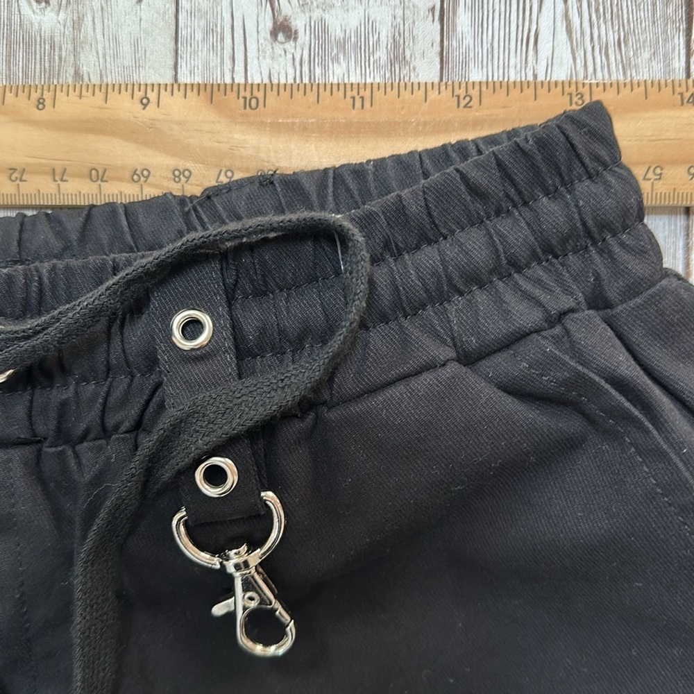 Maniere De Voir Black Cargo Joggers - Picture 15 of 16